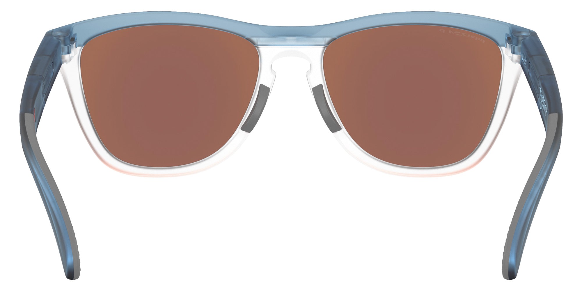 Oakley® OO9503A FROGSKINS RANGE XL A OO9503A 950304 58 Sunglasses - Matte Transparent Stonewash / Prizm Deep Water Polarized Mirrored