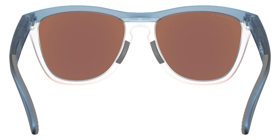 Oakley® OO9503A FROGSKINS RANGE XL A OO9503A 950304 58 Sunglasses - Matte Transparent Stonewash / Prizm Deep Water Polarized Mirrored