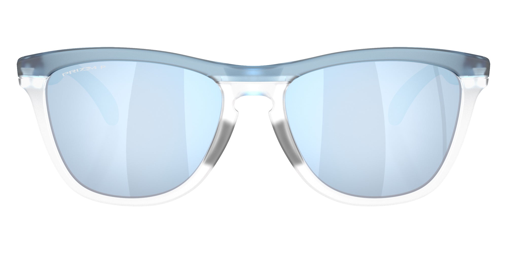 Oakley® OO9503A FROGSKINS RANGE XL A OO9503A 950304 58 Sunglasses - Matte Transparent Stonewash / Prizm Deep Water Polarized Mirrored