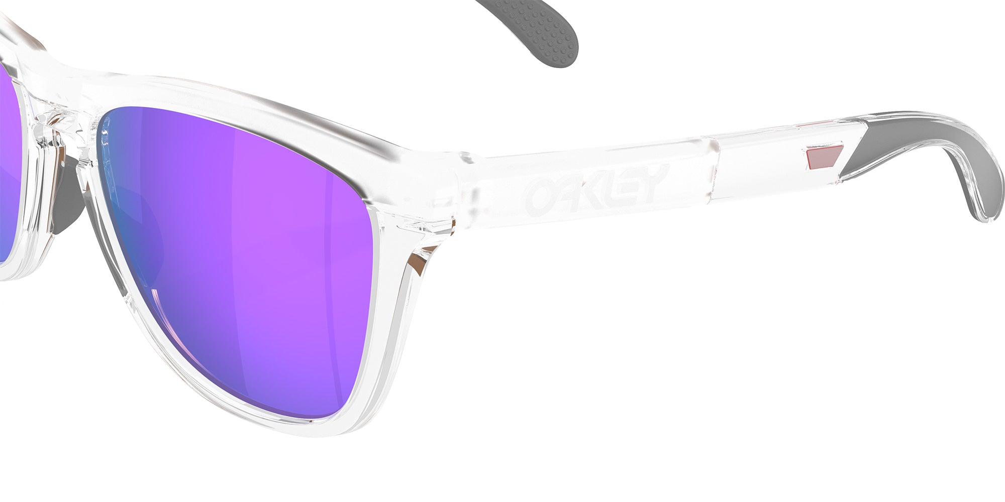 Oakley® OO9503A FROGSKINS RANGE XL A OO9503A 950305 58 Sunglasses - Matte Clear / Prizm Violet Mirrored