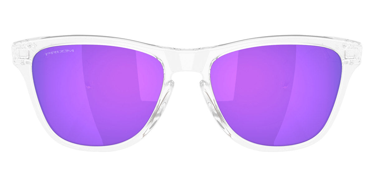 Oakley® OO9508 Frogskins S OO9508 950802 53 - Polished Clear/Prizm Violet Sunglasses