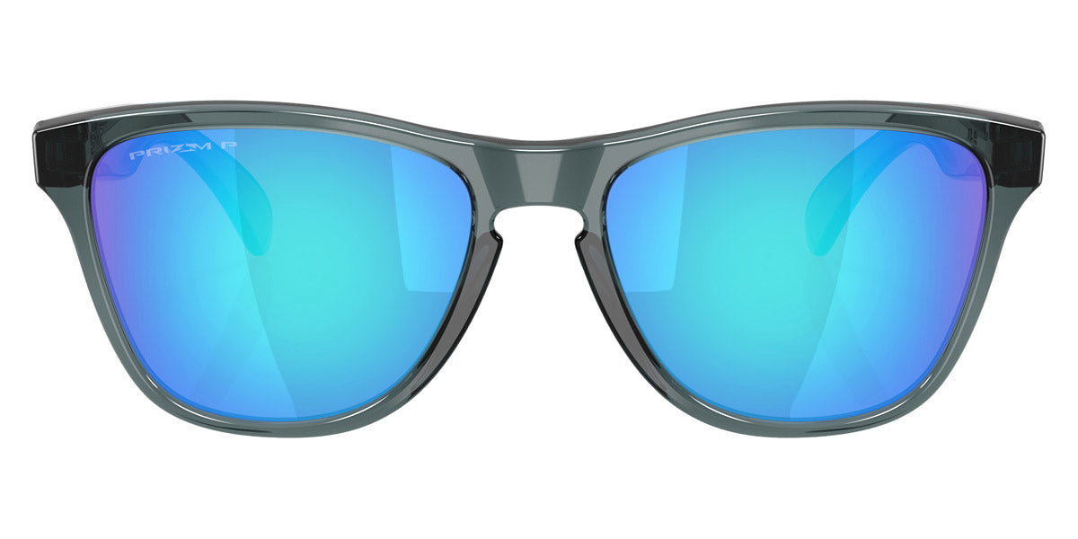 Oakley® OO9508 Frogskins S OO9508 950805 53 - Crystal Black/Prizm Sapphire Polarized Sunglasses