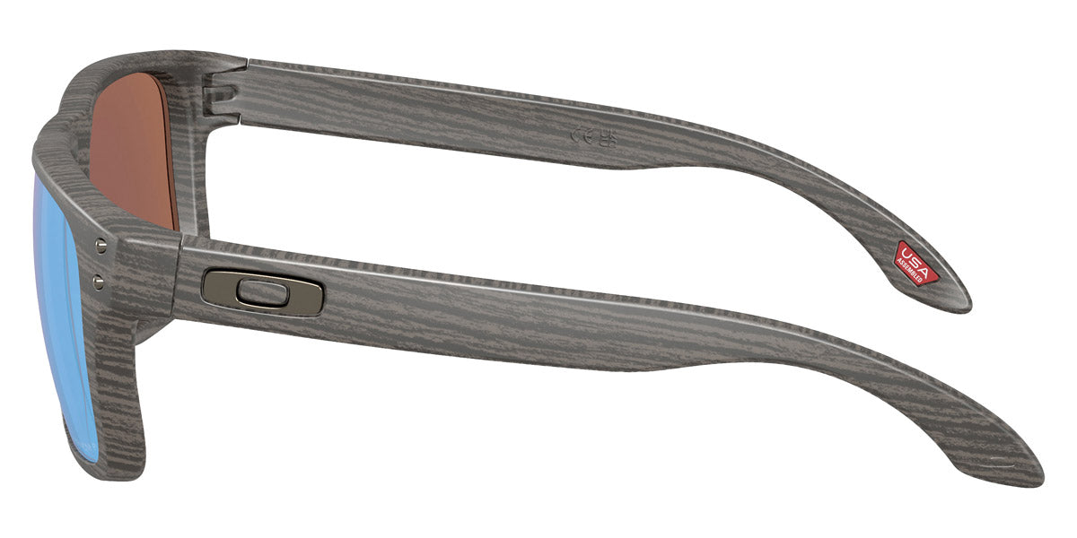 Oakley® OO9509 Holbrook S OO9509 950905 53 - Woodgrain/Prizm Deep Water Polarized Sunglasses
