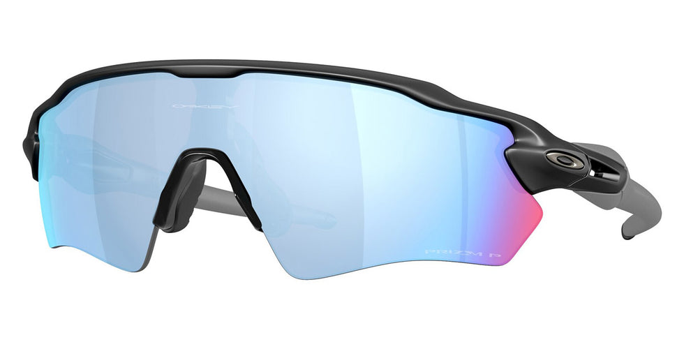 Oakley® OO9510 Radar Ev S Path OO9510 951006 31 - Matte Black/Prizm Deep Water Polarized Sunglasses