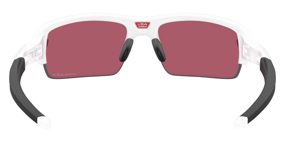 Oakley® OO9511 Flak 2.0 S OO9511 951103 59 - Polished White/Prizm Field Sunglasses