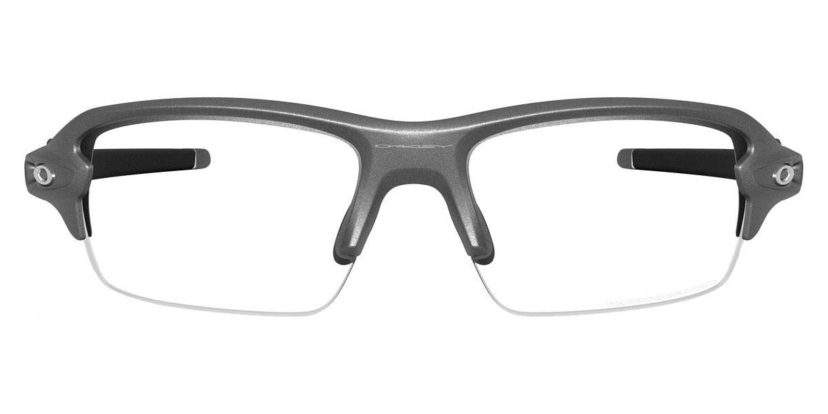 Oakley® OO9511 Flak 2.0 S OO9511 951107 59 - Steel/Clear To Black Iridium Photochromic Sunglasses