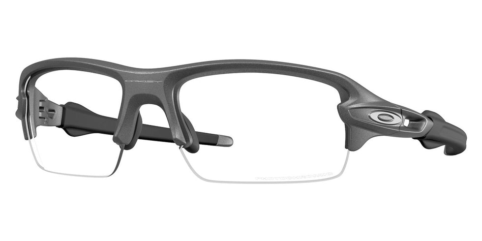 Oakley® OO9511 Flak 2.0 S OO9511 951107 59 - Steel/Clear To Black Iridium Photochromic Sunglasses
