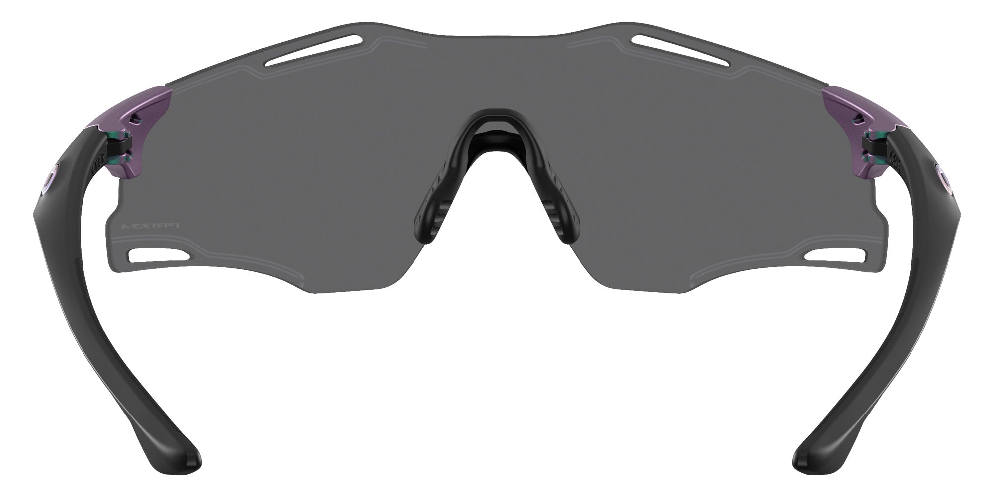 Oakley® OO9512D CYBR ZERO OO9512D 951207 39 Sunglasses - Matte Purple/Green Colorshift / Prizm Black Mirrored 951207