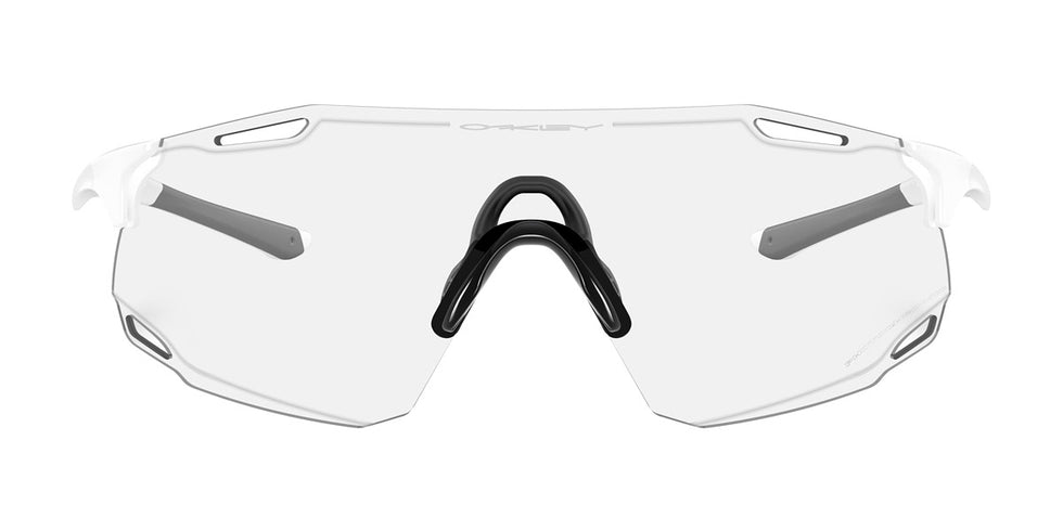 Oakley® OO9513D Cybr Dyno OO9513D 951301 39 - Matte White/Clear To Black Iridium Photochromic Sunglasses