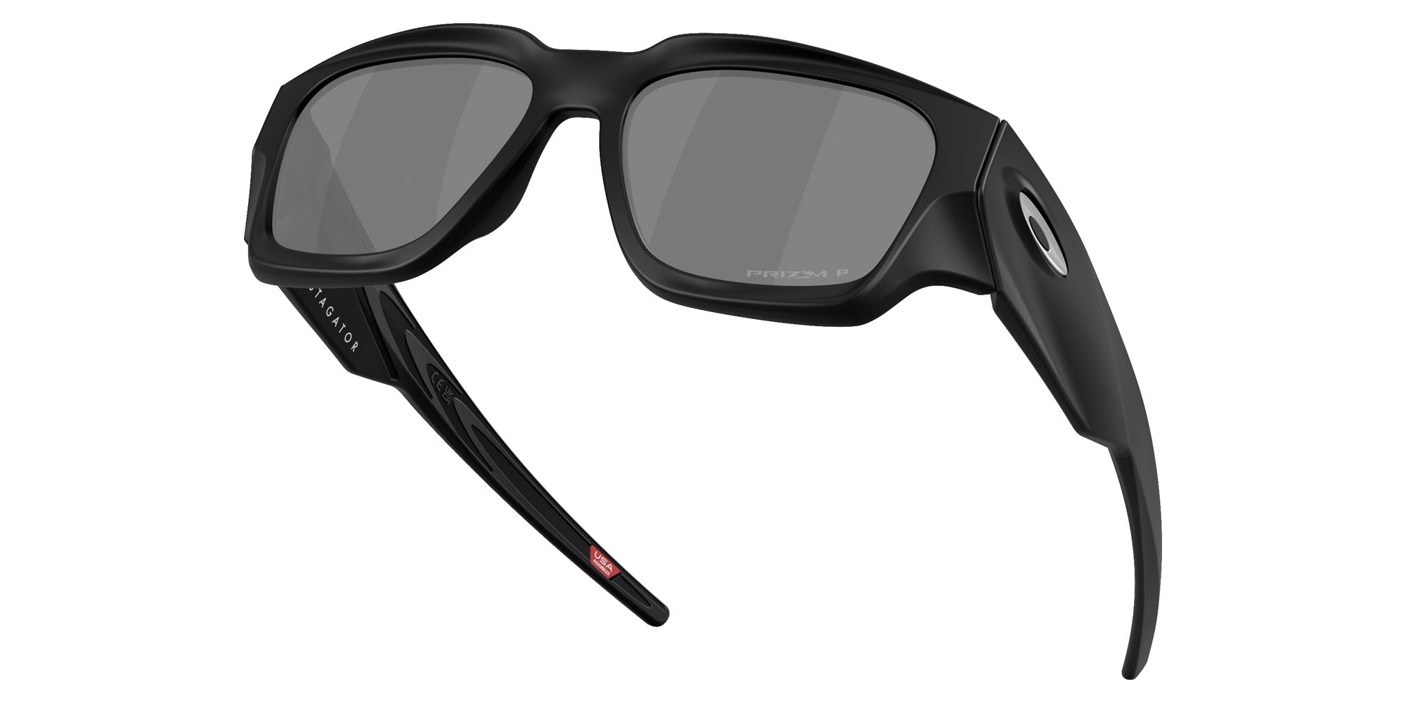 Oakley® OO9514 INSTAGATOR OO9514 951402 58 Sunglasses - Matte Black / Prizm Black Polarized Mirrored