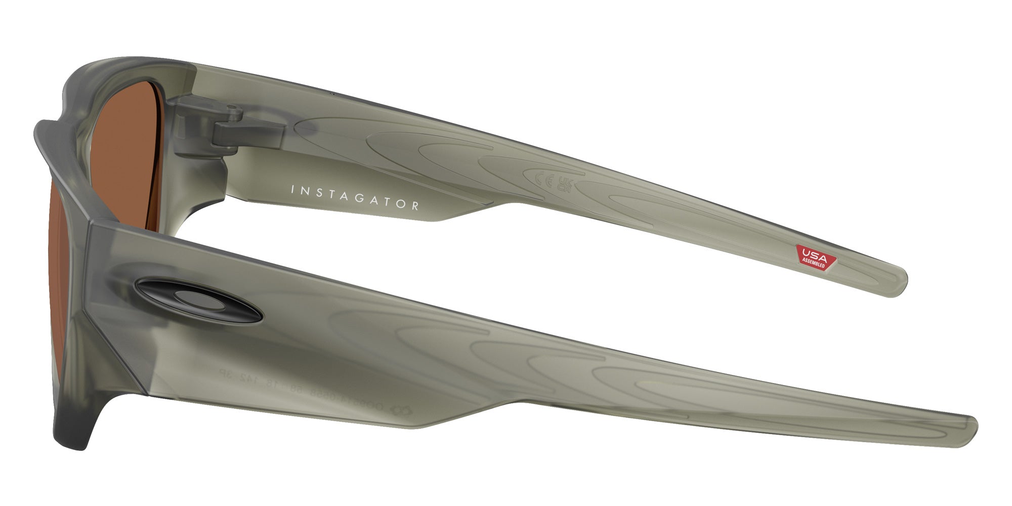 Oakley® OO9514 INSTAGATOR OO9514 951405 58 Sunglasses - Matte Olive Ink / Prizm Tungsten Polarized Mirrored