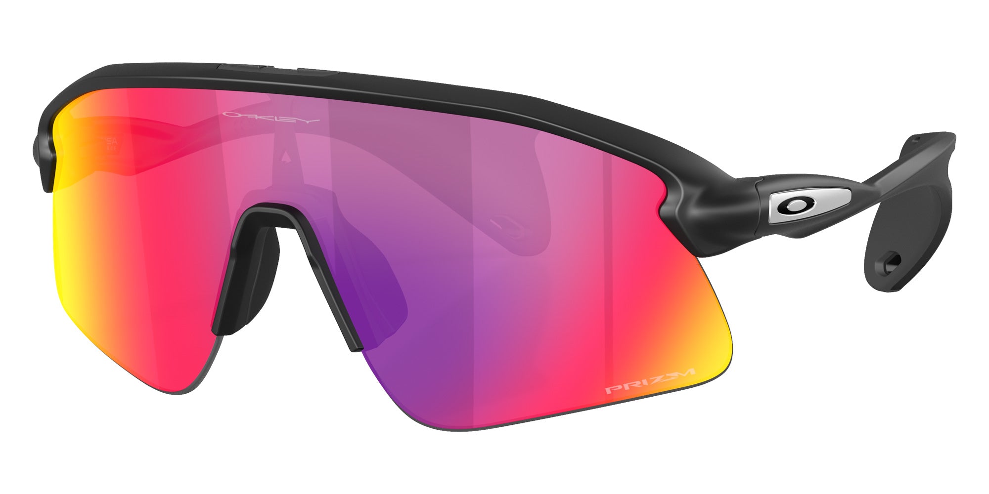 Oakley® OO9517 STUNT DEVIL OO9517 951702 39 Sunglasses - Matte Black / Prizm Road Mirrored