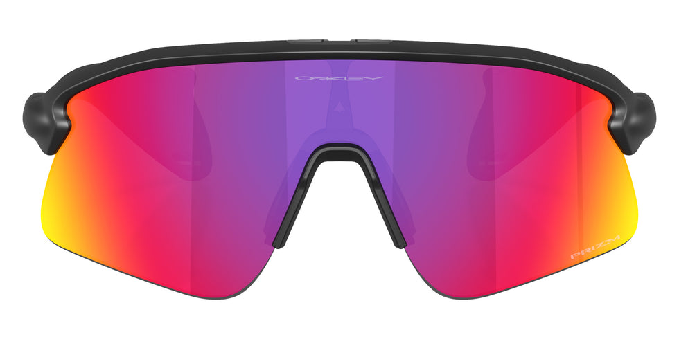 Oakley® OO9517 STUNT DEVIL OO9517 951702 39 Sunglasses - Matte Black / Prizm Road Mirrored