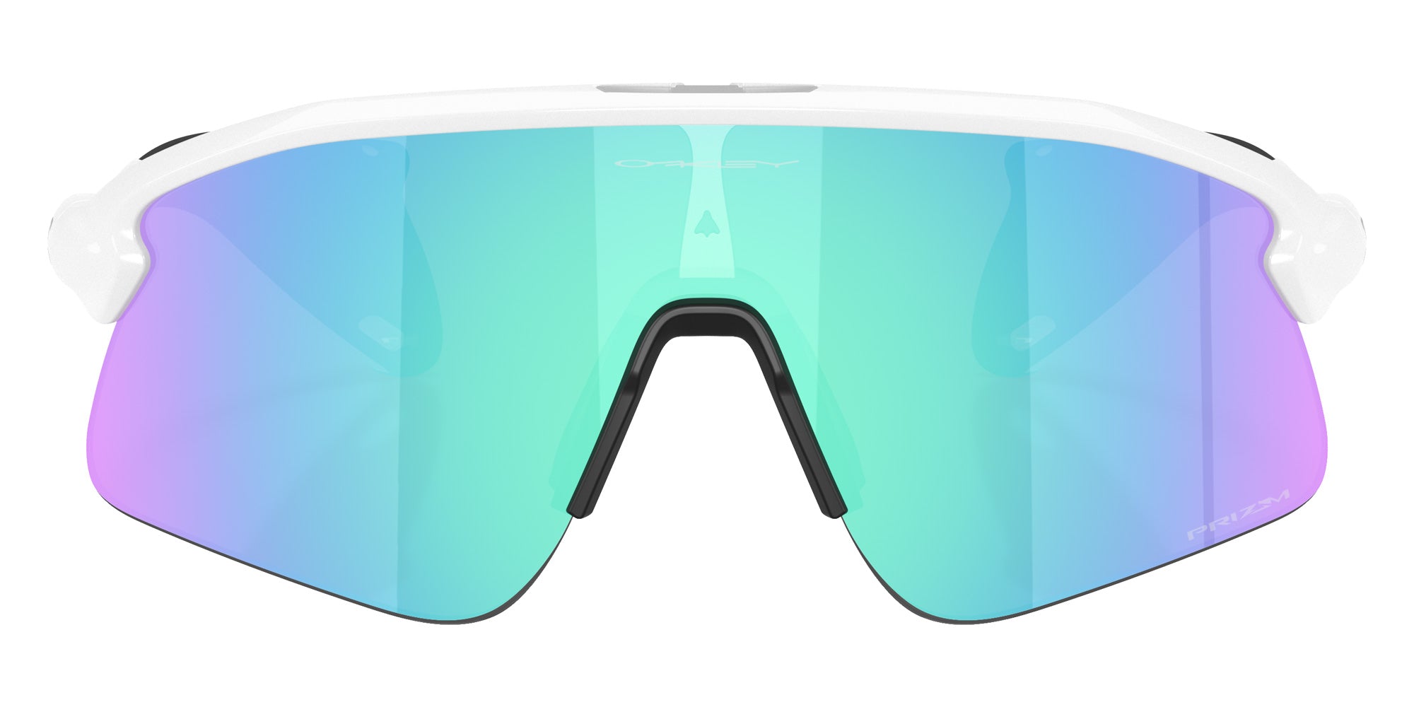Oakley® OO9517 STUNT DEVIL OO9517 951704 39 Sunglasses - Matte White / Prizm Sapphire Mirrored