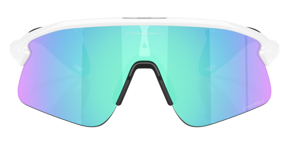 Oakley® OO9517 STUNT DEVIL OO9517 951704 39 Sunglasses - Matte White / Prizm Sapphire Mirrored