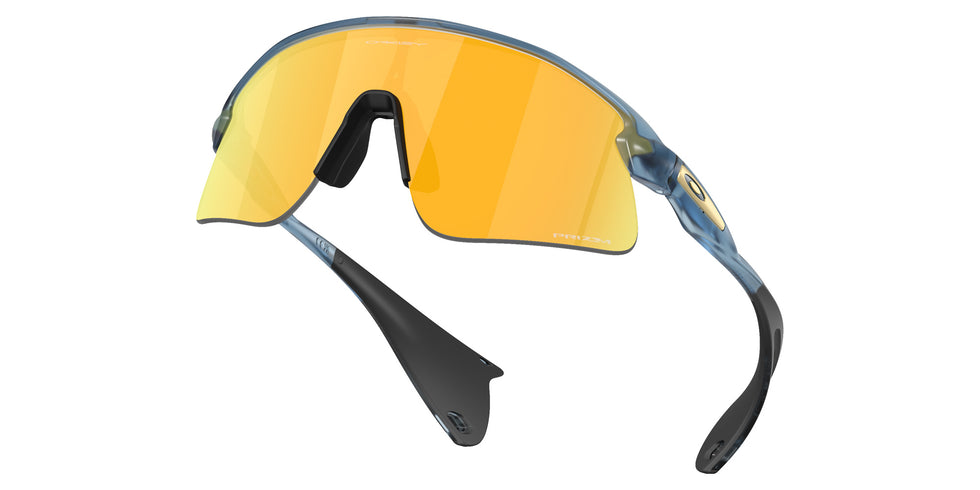 Oakley® OO9517 STUNT DEVIL OO9517 951705 39 Sunglasses - Matte Transparent Abyss / Prizm 24K Mirrored