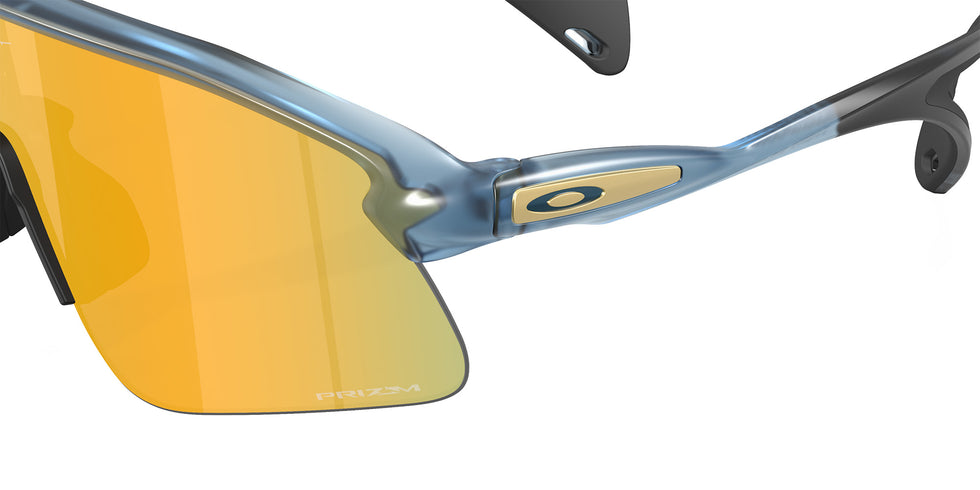 Oakley® OO9517 STUNT DEVIL OO9517 951705 39 Sunglasses - Matte Transparent Abyss / Prizm 24K Mirrored