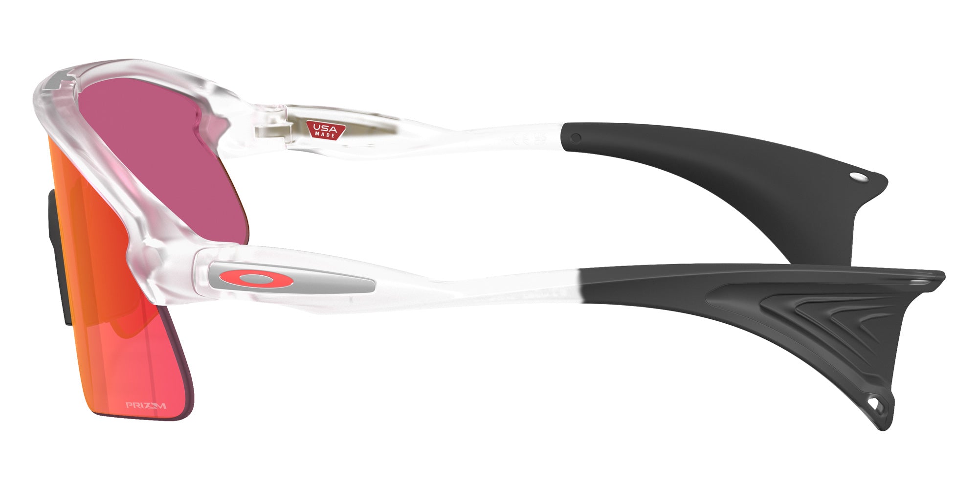 Oakley® OO9517 STUNT DEVIL OO9517 951710 39 Sunglasses - Matte Clear / Prizm Field Mirrored