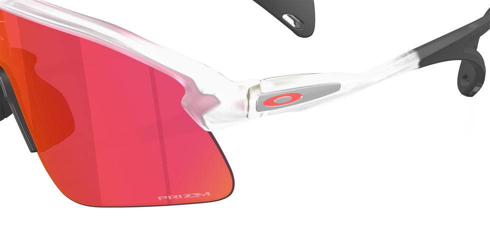 Oakley® OO9517 STUNT DEVIL OO9517 951710 39 Sunglasses - Matte Clear / Prizm Field Mirrored