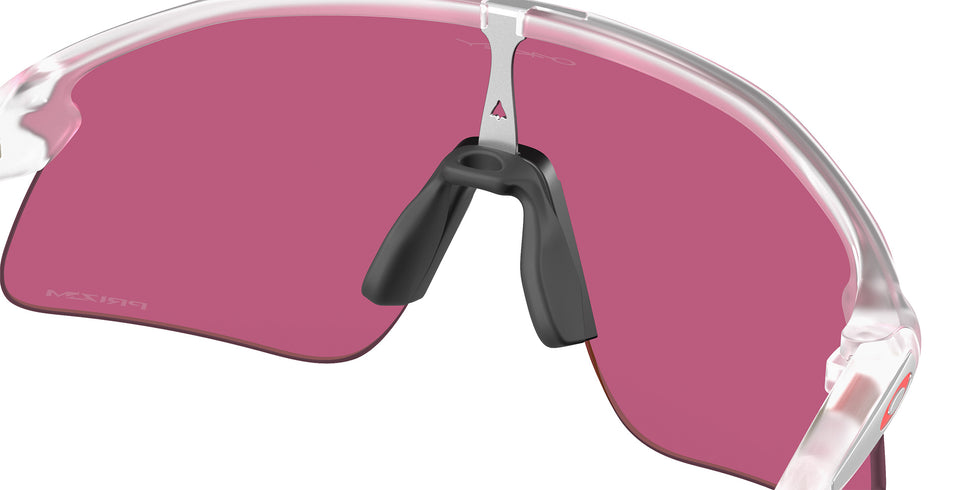 Oakley® OO9517 STUNT DEVIL OO9517 951710 39 Sunglasses - Matte Clear / Prizm Field Mirrored