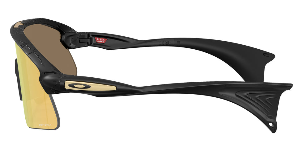 Oakley® OO9517 STUNT DEVIL OO9517 951716 39 Sunglasses - Matte Black Splatter / Prizm 24k Mirrored 951716