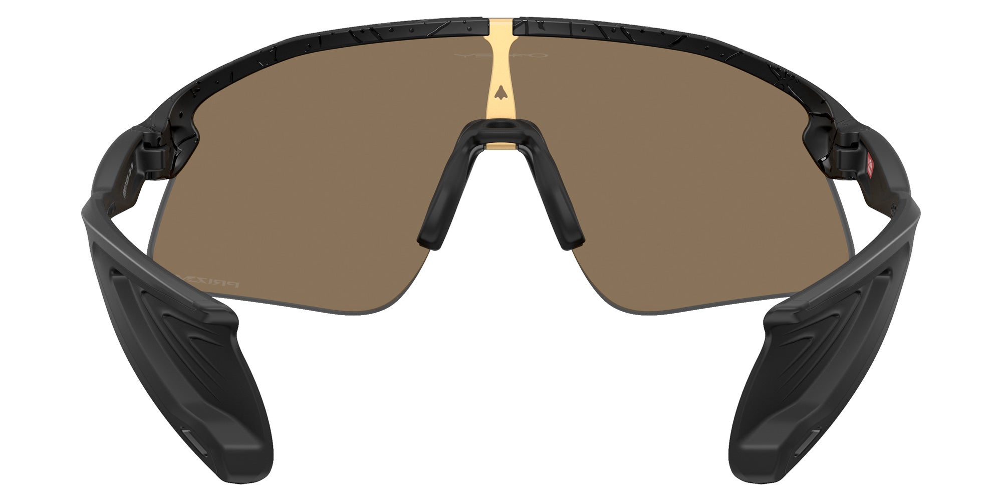 Oakley® OO9517 STUNT DEVIL OO9517 951716 39 Sunglasses - Matte Black Splatter / Prizm 24k Mirrored 951716