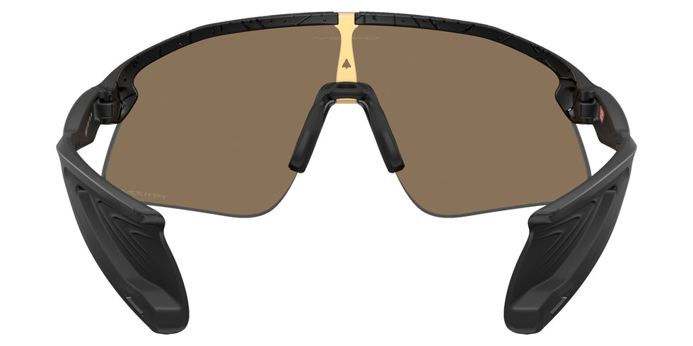 Oakley® OO9517 STUNT DEVIL OO9517 951716 39 Sunglasses - Matte Black Splatter / Prizm 24k Mirrored 951716