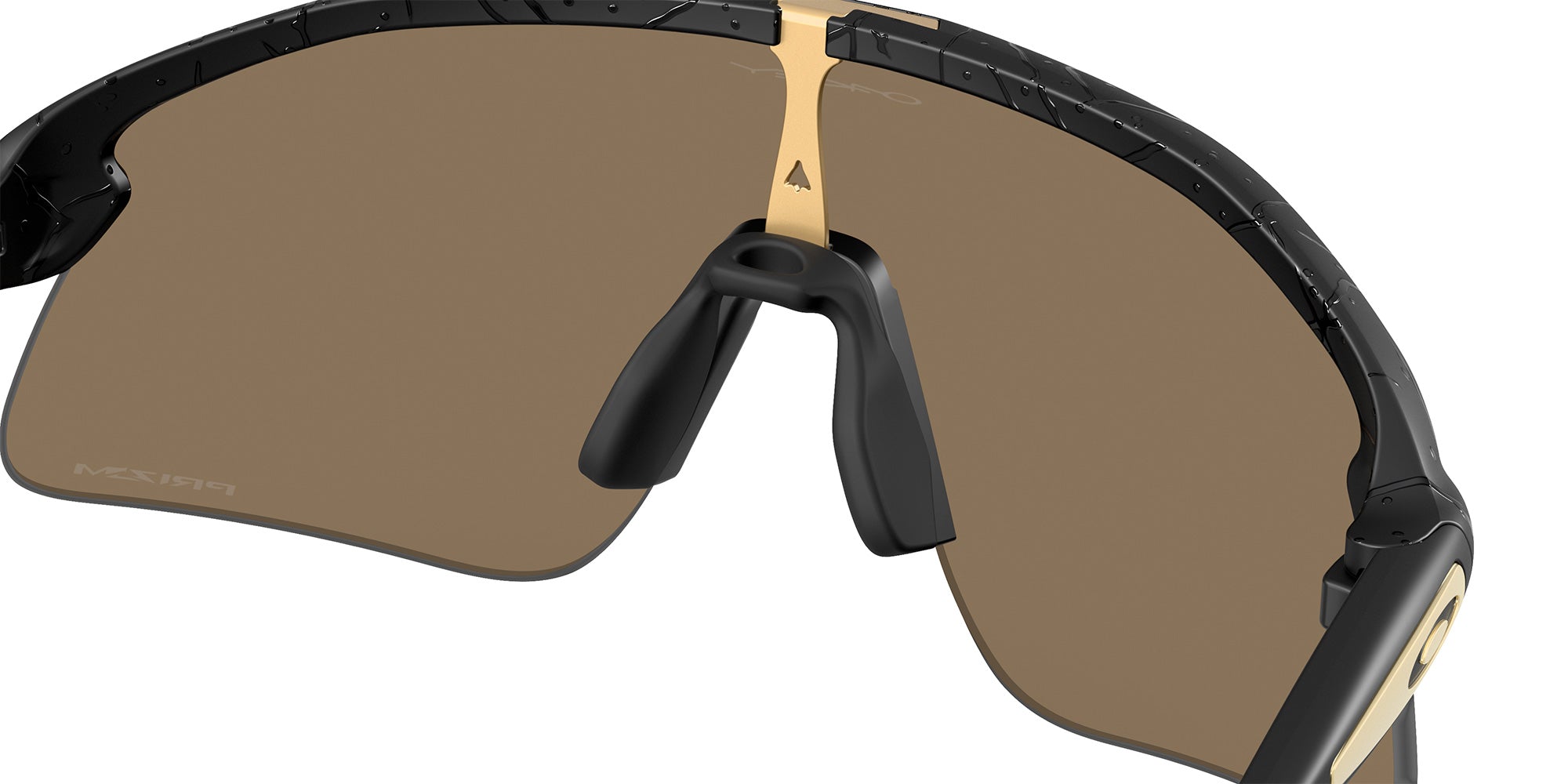 Oakley® OO9517 STUNT DEVIL OO9517 951716 39 Sunglasses - Matte Black Splatter / Prizm 24k Mirrored 951716