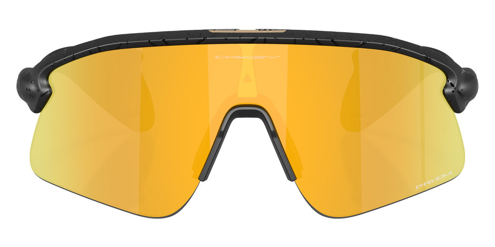Oakley® OO9517 STUNT DEVIL OO9517 951716 39 Sunglasses - Matte Black Splatter / Prizm 24k Mirrored 951716