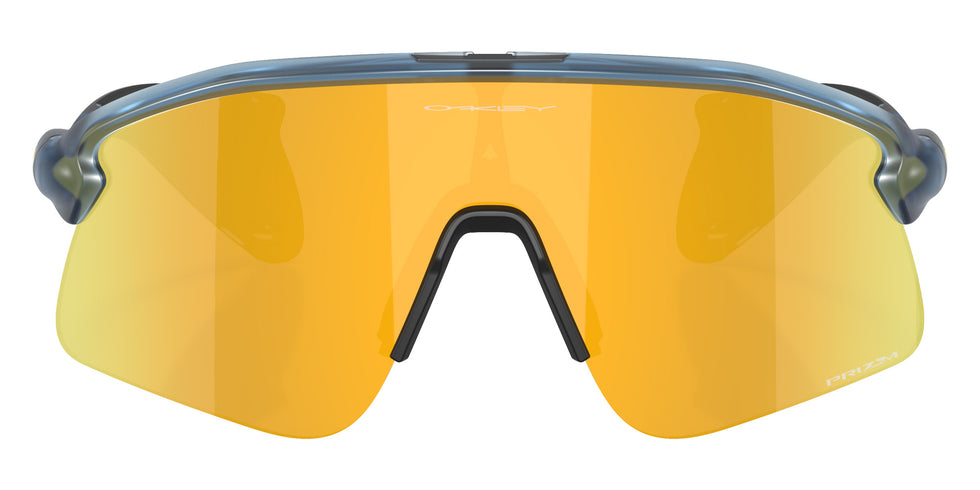 Oakley® OO9518 STUNT DEVIL S OO9518 951805 36 Sunglasses - Matte Transparent Abyss / Prizm 24K Mirrored