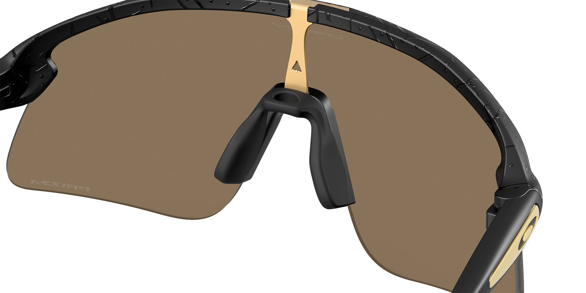 Oakley® OO9518 STUNT DEVIL S OO9518 951813 36 Sunglasses - Matte Black Splatter / Prizm 24k Mirrored 951813