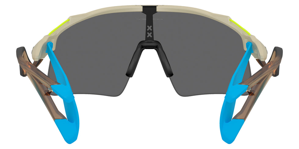 Oakley® OO9519 STUNT WING OO9519 951903 41 Sunglasses - Matte Sand / Prizm Black Mirrored