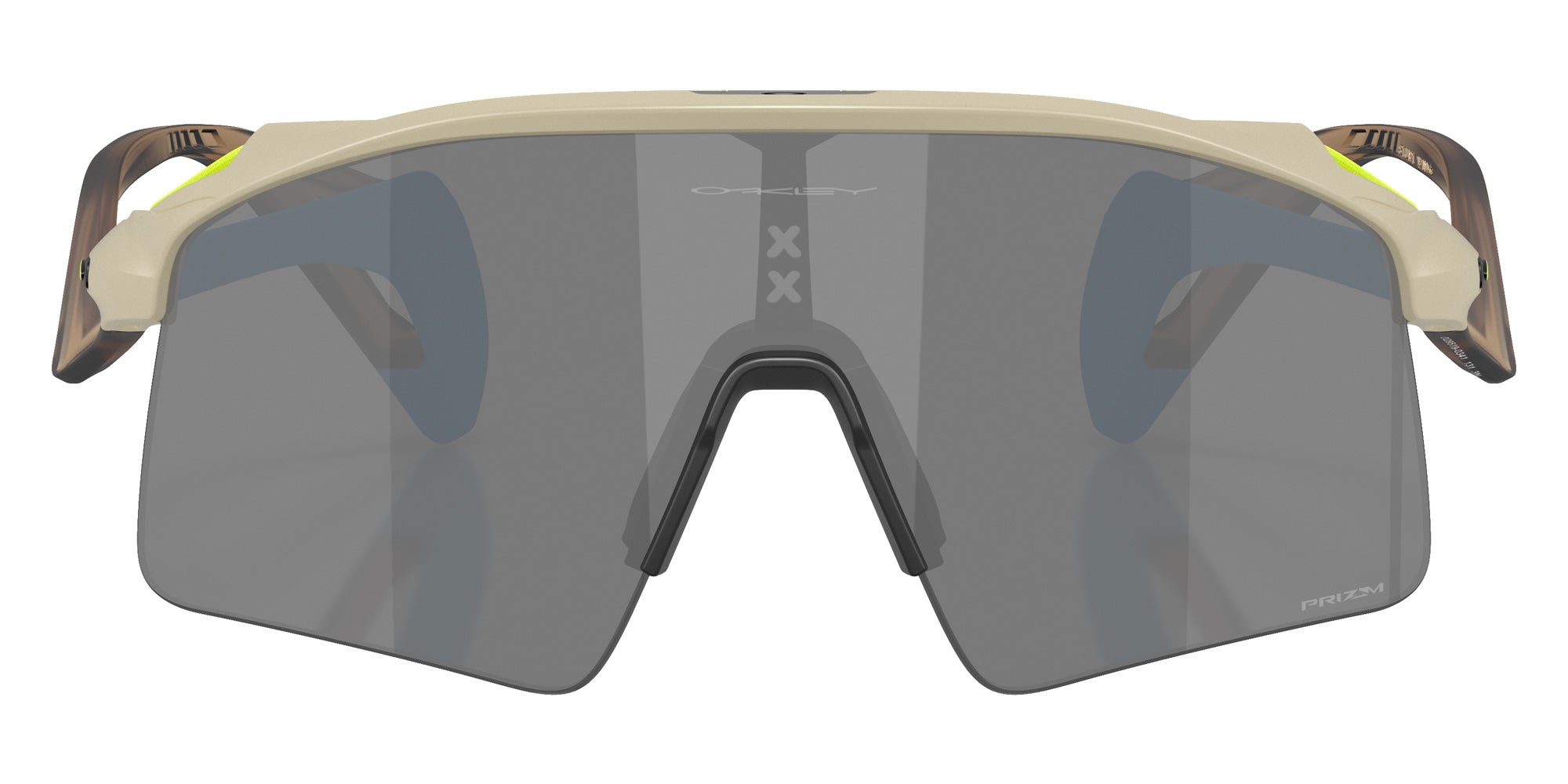 Oakley® OO9519 STUNT WING OO9519 951903 41 Sunglasses - Matte Sand / Prizm Black Mirrored