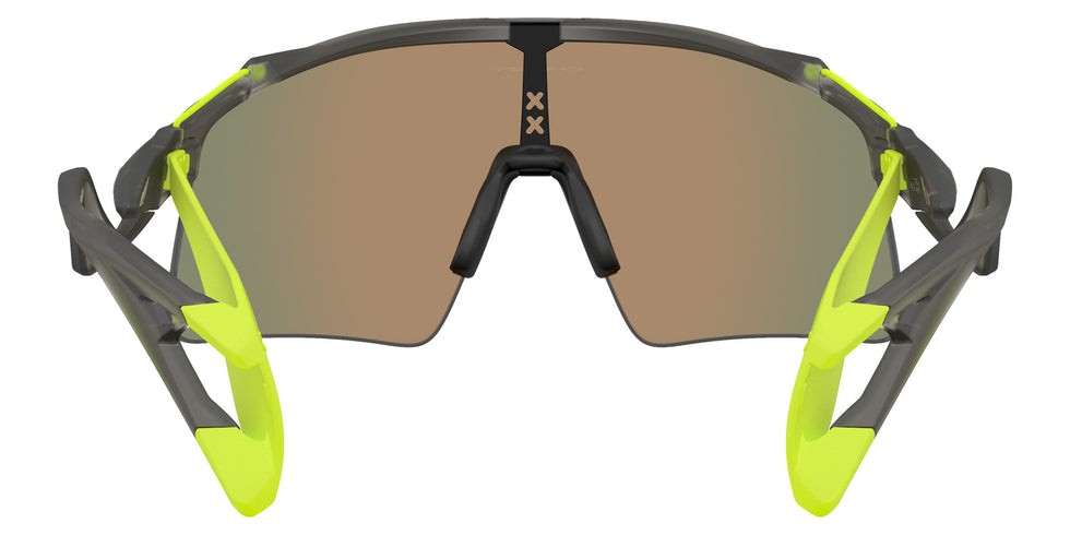 Oakley® OO9519 STUNT WING OO9519 951904 41 Sunglasses - Matte Gray Smoke / Prizm Ruby Mirrored