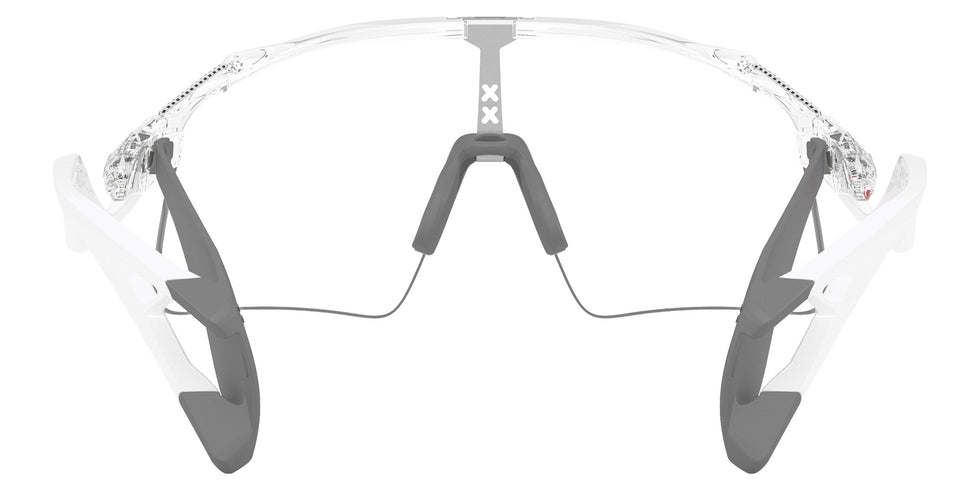 Oakley® OO9519 STUNT WING OO9519 951906 41 Sunglasses - Clear / Clear to Black Iridium Photochromic