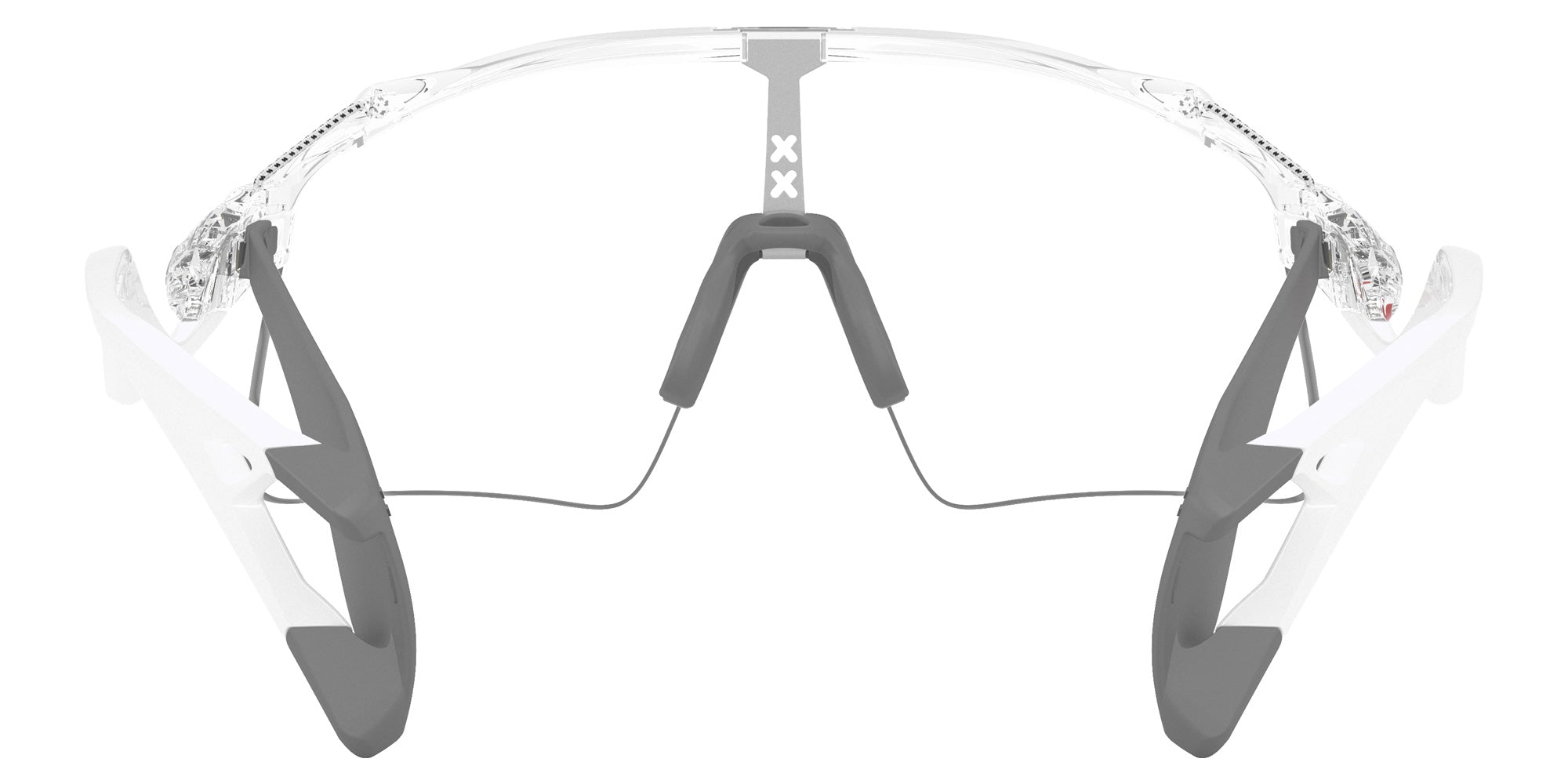 Oakley® OO9519 STUNT WING OO9519 951906 41 Sunglasses - Clear / Clear to Black Iridium Photochromic