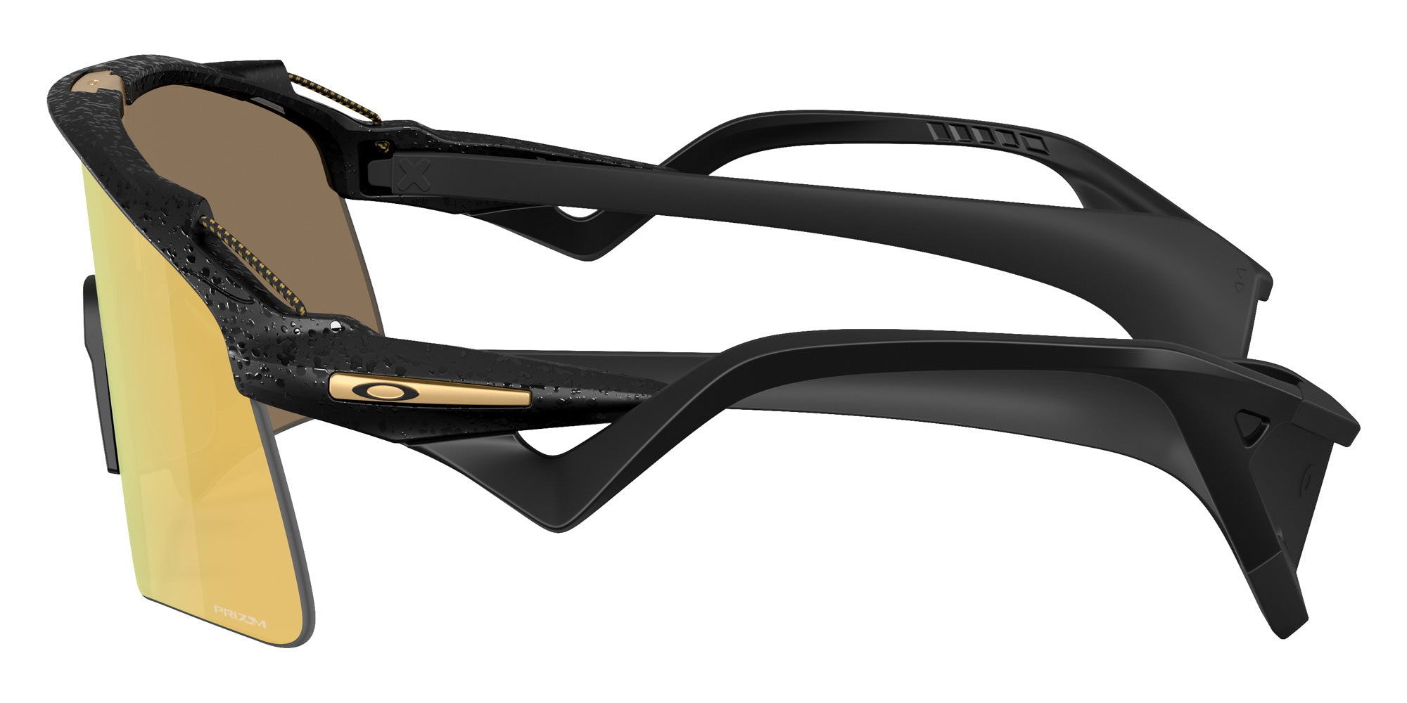 Oakley® OO9519 STUNT WING OO9519 951908 41 Sunglasses - Matte Black Splatter/Ma001 - Brown