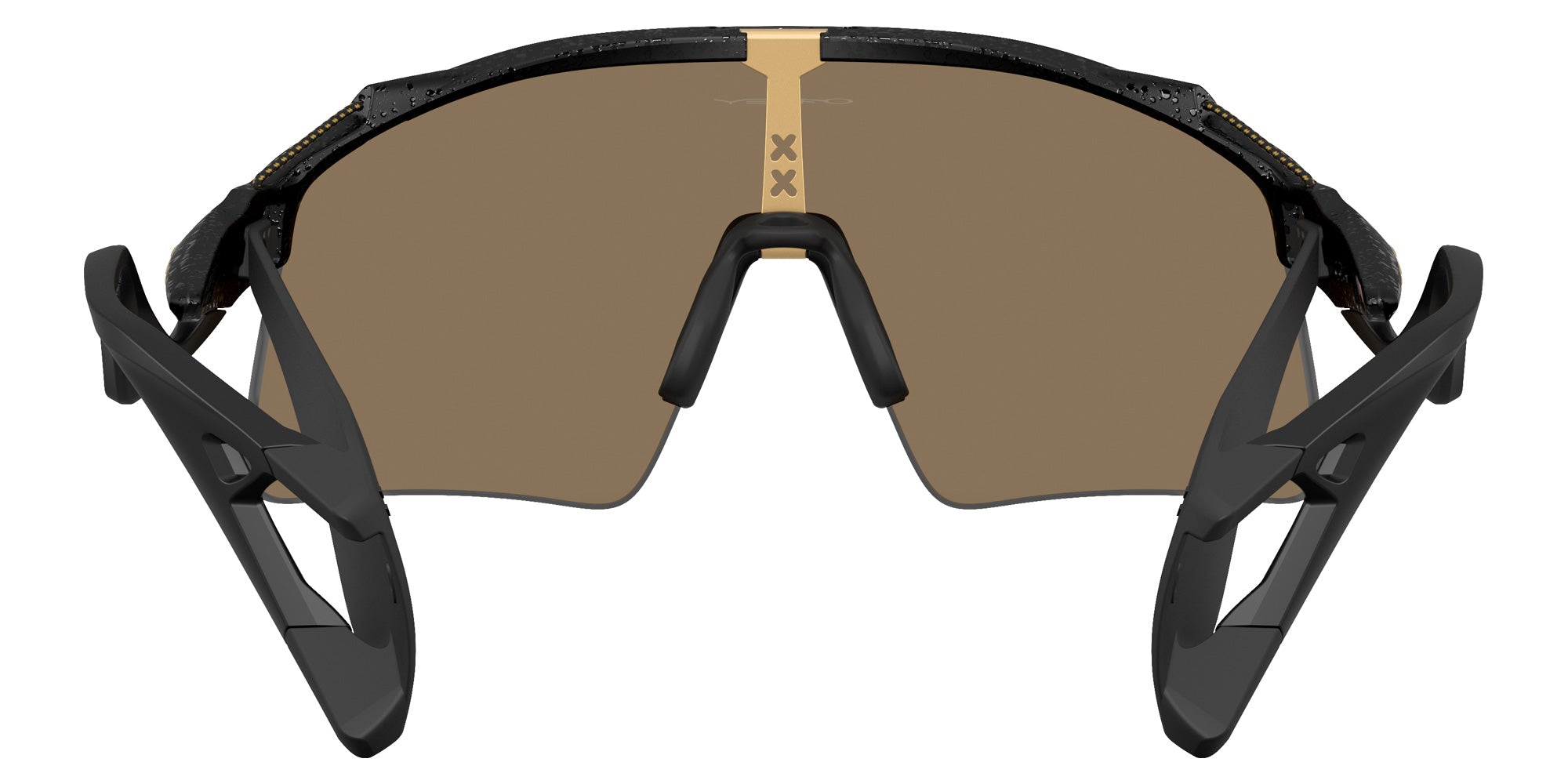 Oakley® OO9519 STUNT WING OO9519 951908 41 Sunglasses - Matte Black Splatter/Ma001 - Brown