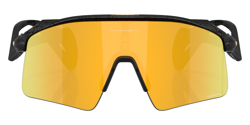 Oakley® OO9519 STUNT WING OO9519 951908 41 Sunglasses - Matte Black Splatter/Ma001 - Brown