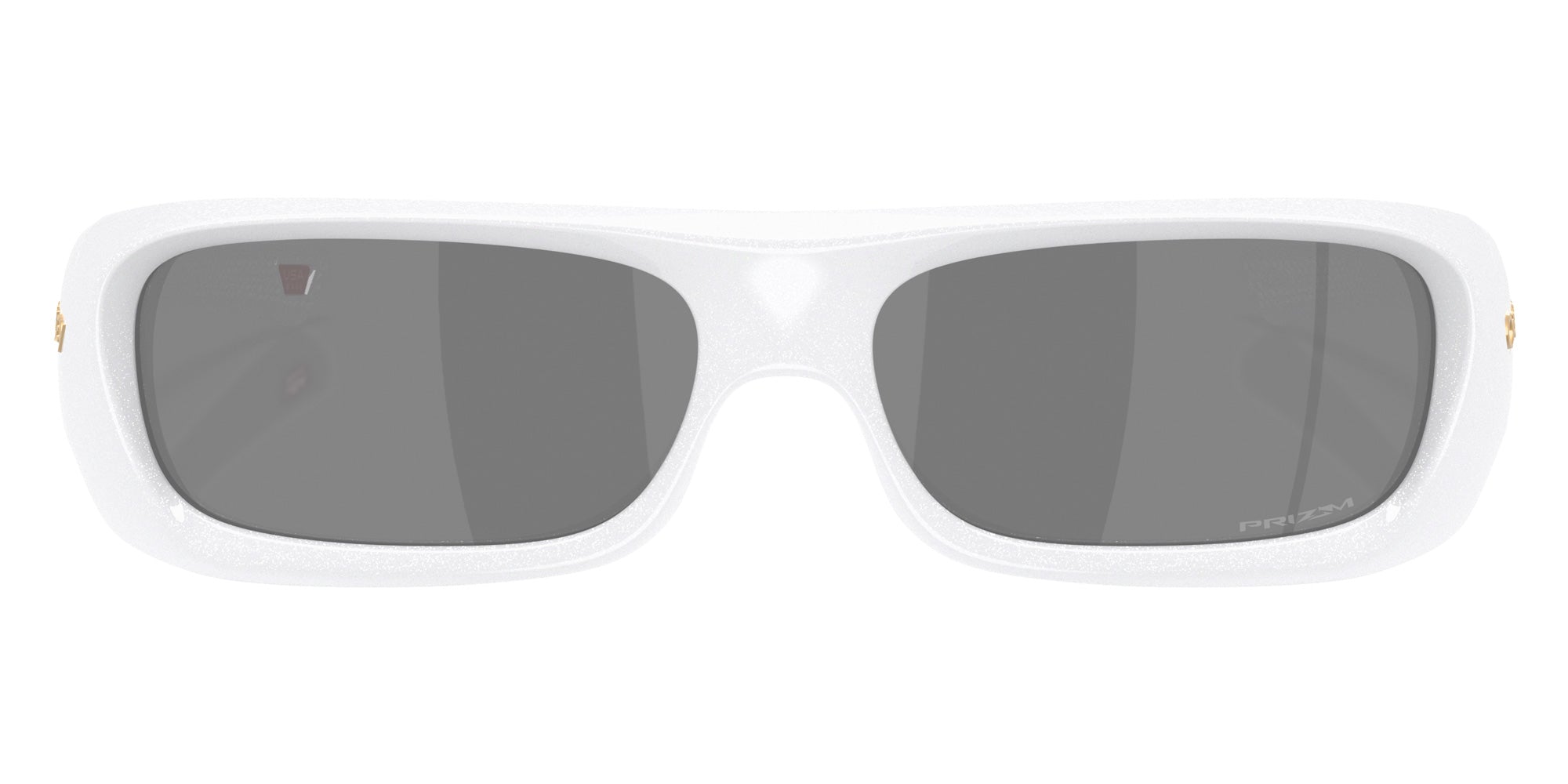 Oakley® OO9520 PERMIAN OO9520 952002 59 Sunglasses - Pearlized White / Prizm Black Mirrored