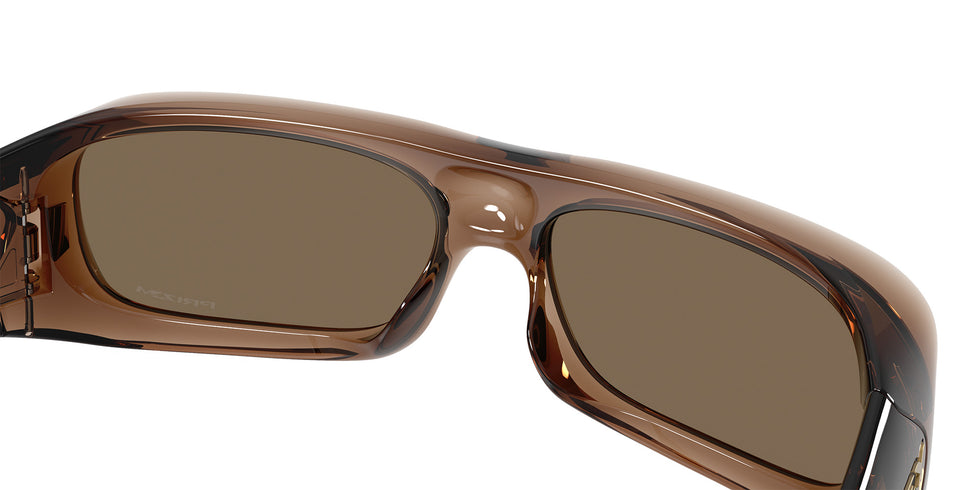 Oakley® OO9520 PERMIAN OO9520 952003 59 Sunglasses - Brown Smoke / Prizm Rose Gold Mirrored