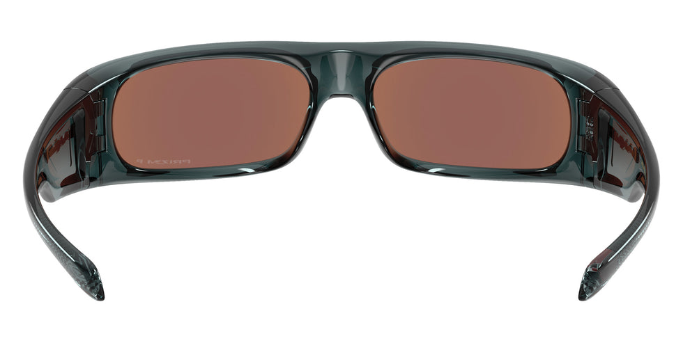Oakley® OO9522 HIGHLAND OO9522 952204 62 Sunglasses - Crystal Black / Prizm Deep Water Polarized Mirrored