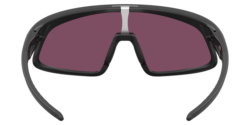 Oakley® OO9524D RSLV 141 OO9524D 952402 41 Sunglasses - Matte Black / Prizm Road Black Mirrored 952402