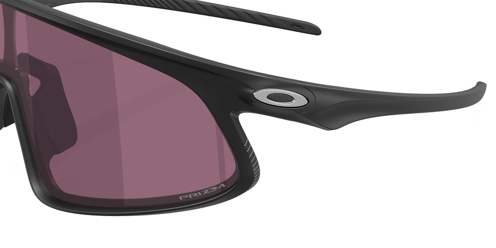 Oakley® OO9524D RSLV 141 OO9524D 952402 41 Sunglasses - Matte Black / Prizm Road Black Mirrored 952402