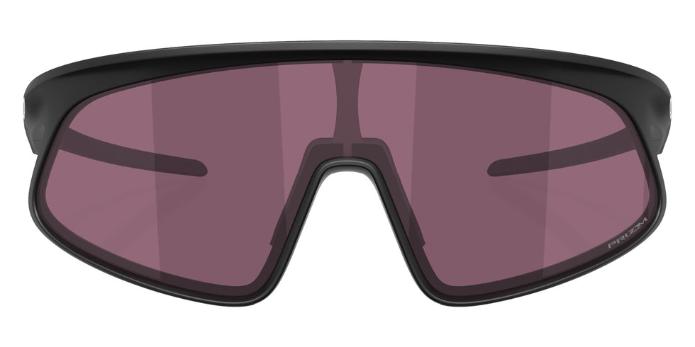 Oakley® OO9524D RSLV 141 OO9524D 952402 41 Sunglasses - Matte Black / Prizm Road Black Mirrored 952402