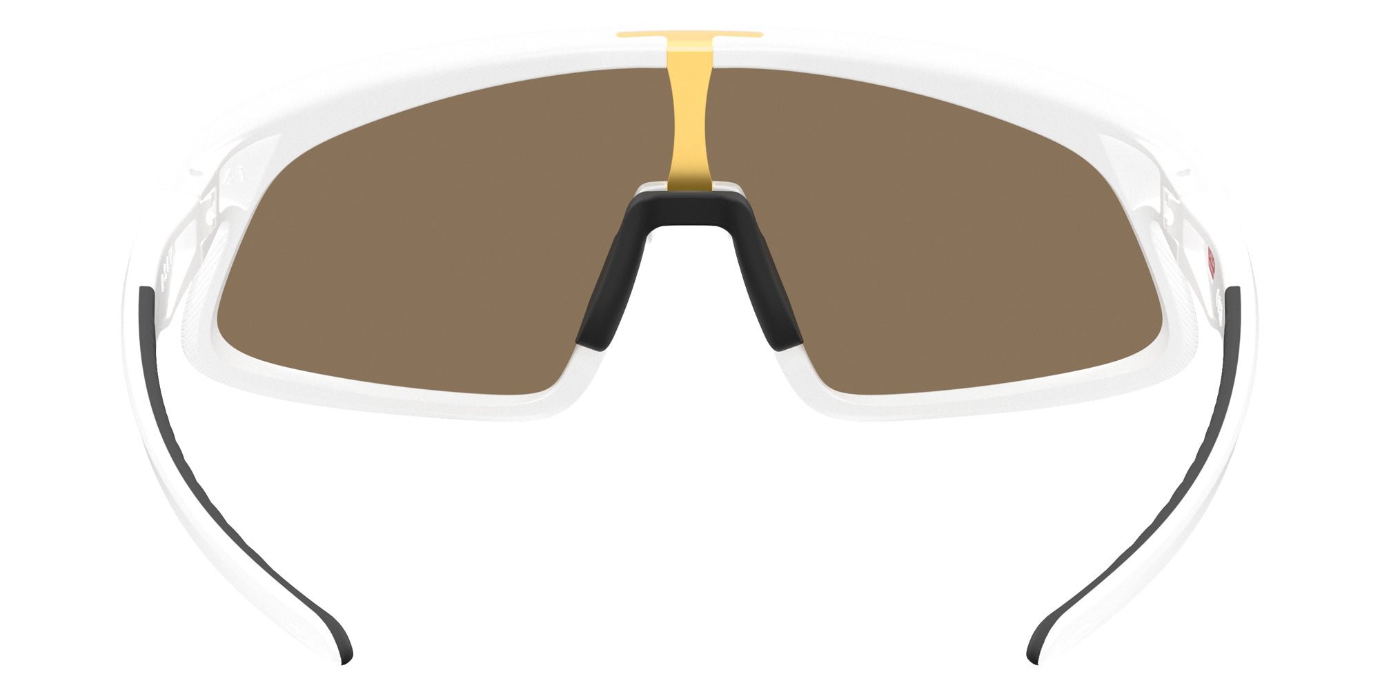 Oakley® OO9524D RSLV 141 OO9524D 952403 41 Sunglasses - Matte White / Prizm 24k Mirrored 952403