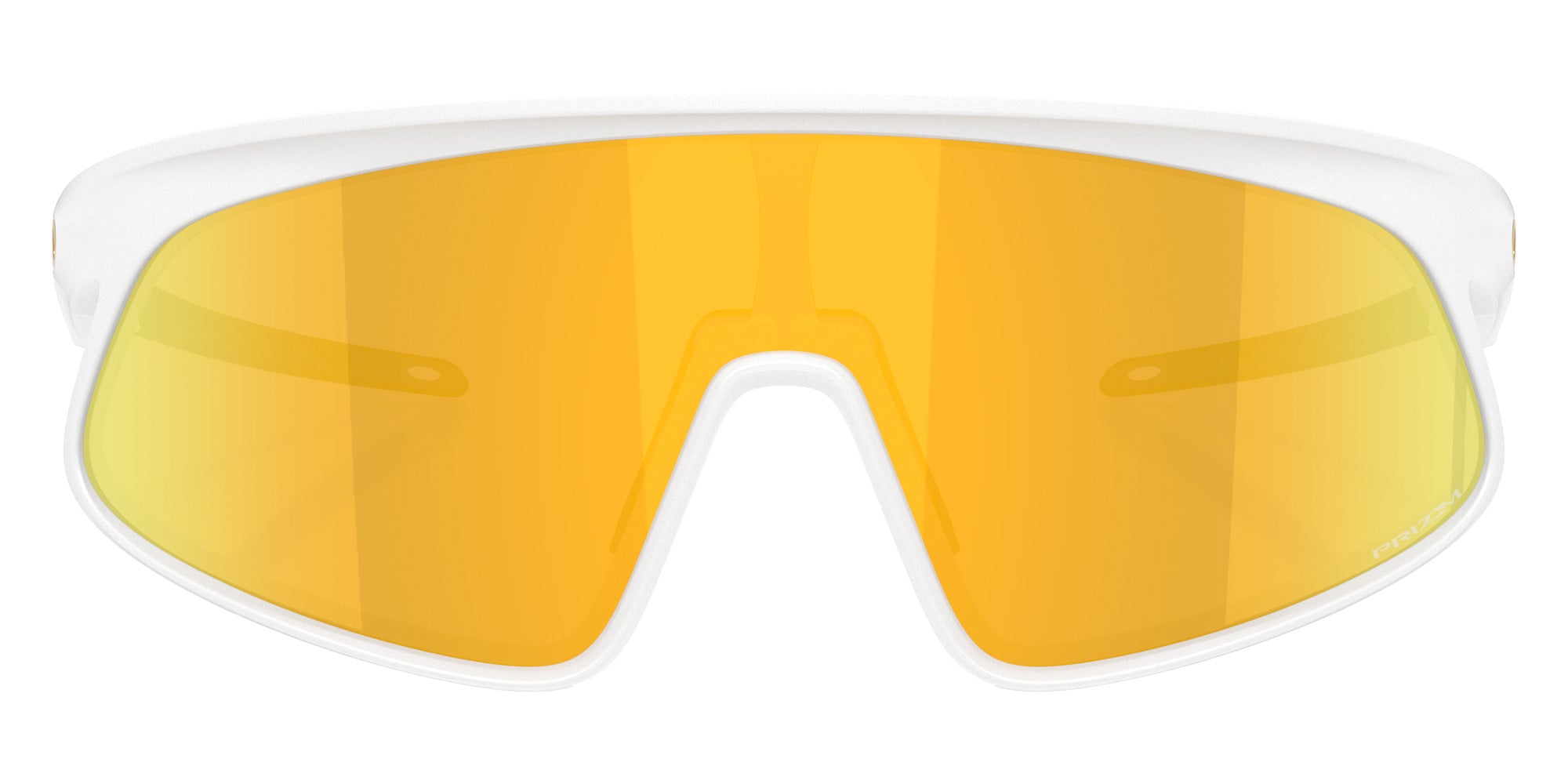 Oakley® OO9524D RSLV 141 OO9524D 952403 41 Sunglasses - Matte White / Prizm 24k Mirrored 952403