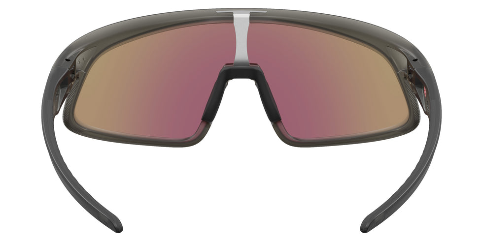 Oakley® OO9524D RSLV 141 OO9524D 952404 41 Sunglasses - Matte Gray Smoke / Prizm Sapphire Mirrored 952404