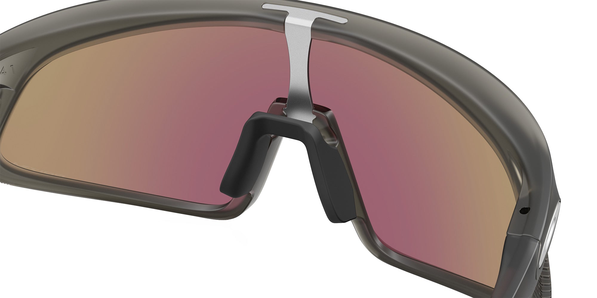 Oakley® OO9524D RSLV 141 OO9524D 952404 41 Sunglasses - Matte Gray Smoke / Prizm Sapphire Mirrored 952404