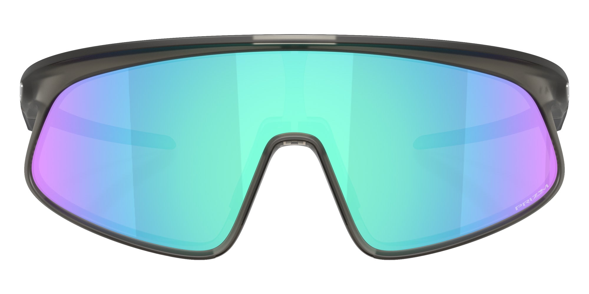 Oakley® OO9524D RSLV 141 OO9524D 952404 41 Sunglasses - Matte Gray Smoke / Prizm Sapphire Mirrored 952404
